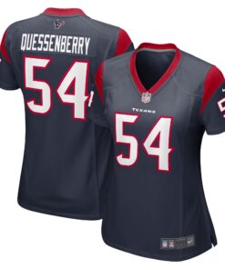 Scott Quessenberry Houston Texans  Women_s Game Player Jersey  Navy