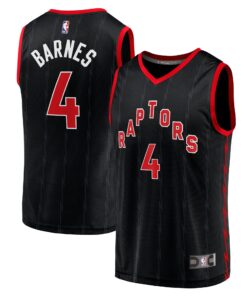 Scottie Barnes Toronto Raptors Fanatics Fast Break Replica Player Jersey - Statement Edition - Black