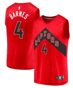 Scottie Barnes Toronto Raptors Fanatics Youth Fast Break Replica Jersey - Icon Edition - Red