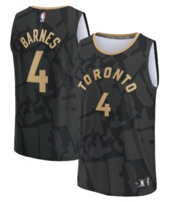 Scottie Barnes Toronto Raptors Fanatics Youth Fastbreak Jersey - City Edition - Black