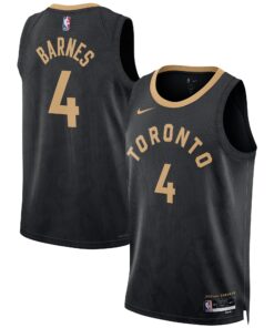 Scottie Barnes Toronto Raptors Unisex 202223 Swingman Jersey - City Edition - Black