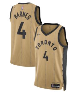 Scottie Barnes Toronto Raptors Unisex 202324 Swingman Jersey - Gold - City Edition