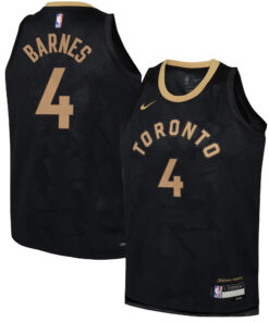 Scottie Barnes Toronto Raptors Youth 202223 Swingman Jersey - City Edition - Black