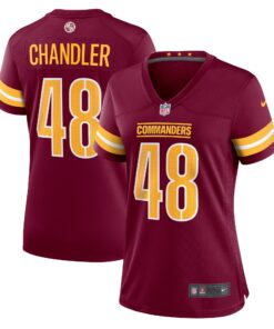 Sean Chandler Washington Commanders  Women_s  Game Jersey   Burgundy