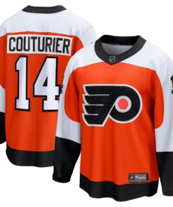 Sean Couturier Philadelphia Flyers Fanatics Home Breakaway Jersey  Orange