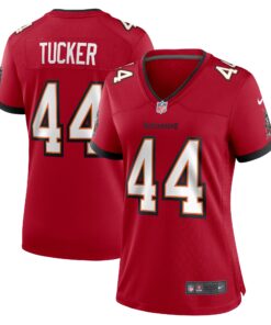 Sean Tucker Tampa Bay Buccaneers  Women_s  Game Jersey   Red