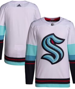 Seattle Kraken Away Primegreen Authentic Jersey  White