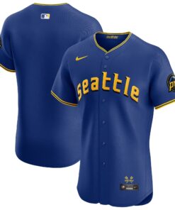Seattle MarinersCity Connect Elite Jersey  Royal