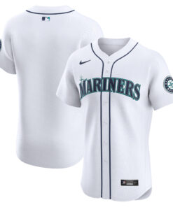 Seattle MarinersHome Elite Jersey  White