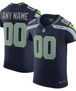 Seattle Seahawks  Vapor F.U.S.E. Elite Custom Jersey  College Navy