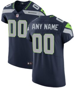Seattle Seahawks  Vapor Untouchable Custom Elite Jersey  College Navy