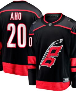 Sebastian Aho Carolina Hurricanes Fanatics Home Breakaway Jersey  Black