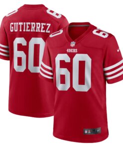 Sebastian Gutierrez San Francisco 49ers  Team Game Jersey   Scarlet