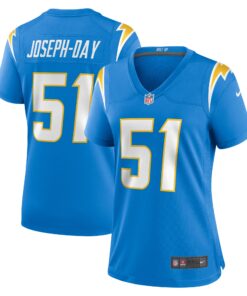Sebastian JosephDay Los Angeles Chargers  Women_s Game Player Jersey  Powder Blue
