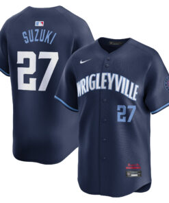 Seiya Suzuki Chicago CubsCity Connect Limited Player Jersey  Navy