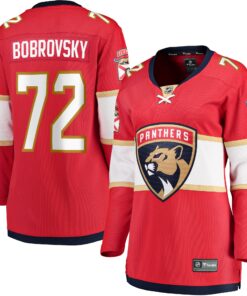 Sergei Bobrovsky Florida Panthers Fanatics Women_s Home Breakaway Jersey  Red