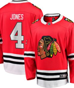 Seth Jones Chicago Blackhawks Fanatics Home Breakaway Player Jersey  Red
