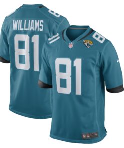 Seth Williams Jacksonville Jaguars  Game Player Jersey  Teal