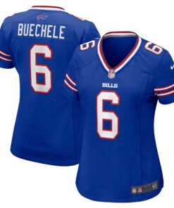 Shane Buechele Buffalo Bills  Women_s Team Game Jersey   Royal