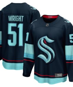 Shane Wright Seattle Kraken Fanatics Men_s Home Breakaway Player Jersey  Deep Sea Blue