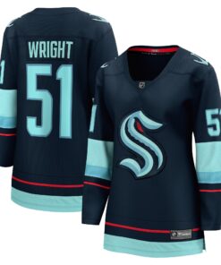 Shane Wright Seattle Kraken Fanatics Women_s Home Breakaway Jersey  Deep Sea Blue