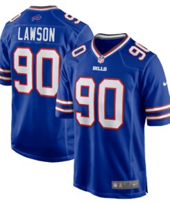 Shaq Lawson Buffalo Bills  Player Game Jersey  Royal 1