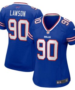 Shaq Lawson Buffalo Bills  Women_s Game Jersey  Royal