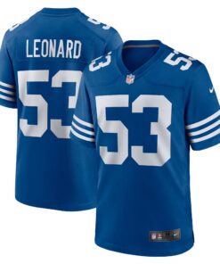 Shaquille Leonard Indianapolis Colts  Alternate Game Jersey  Royal