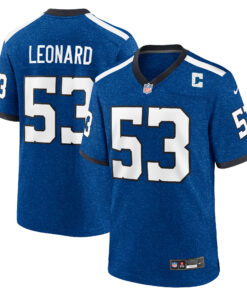 Shaquille Leonard Indianapolis Colts  Indiana Nights Alternate Game Jersey  Royal