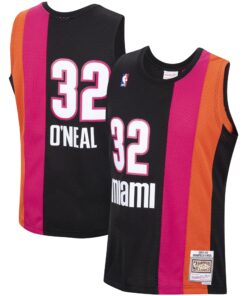 Shaquille O'Neal Miami Heat Mitchell &amp Ness 200506 Hardwood Classics Swingman Jersey - Black