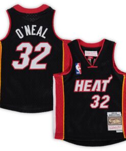 Shaquille O'Neal Miami Heat Mitchell &amp Ness Infant 200506 Hardwood Classics Retired Player Jersey - Black
