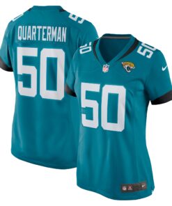 Shaquille Quarterman Jacksonville Jaguars  Women_s Game Jersey  Teal