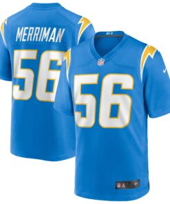 Shawne Merriman Los Angeles Chargers  Game Retired Player Jersey  Powder Blue