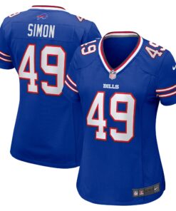 Shayne Simon Buffalo Bills  Women_s Game Jersey   Royal