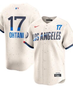 Shohei Ohtani Los Angeles Dodgers2024 City Connect Limited Player Jersey  Cream
