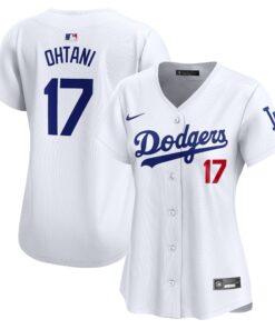 Shohei Ohtani Los Angeles DodgersWomen_s Home Limited Player Jersey  White