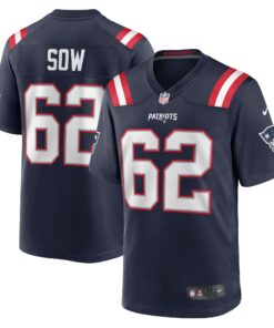 Sidy Sow New England Patriots  Team Game Jersey   Navy