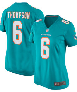 Skylar Thompson Miami Dolphins  Women_s Team Game Jersey   Aqua 1