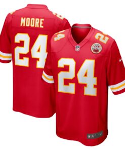 Skyy Moore Kansas City Chiefs  Game Player Jersey  Red