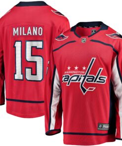 Sonny Milano Washington Capitals Fanatics Home Breakaway Jersey  Red