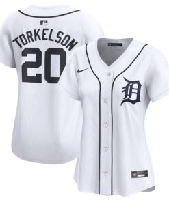Spencer Torkelson Detroit TigersWomen_s Home Limited Player Jersey  White