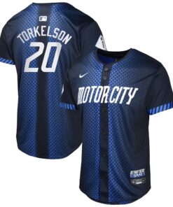 Spencer Torkelson Detroit TigersYouth 2024 City Connect Limited Jersey  Navy