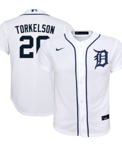 Spencer Torkelson Detroit TigersYouth Home Replica Player Jersey  White
