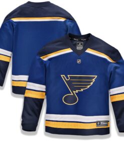 St. Louis Blues Fanatics Youth Home Replica Blank Jersey  Blue
