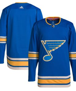 St. Louis Blues Men_s Alternate Authentic Jersey  Blue