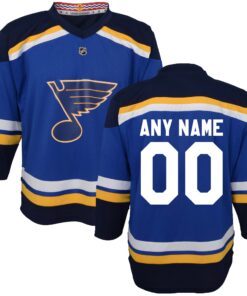 St. Louis Blues Toddler Home Replica Custom Jersey  Navy