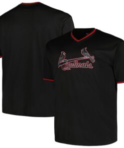 St. Louis Cardinals Profile Big amp Tall Pop Fashion Jersey  Black