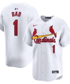 St. Louis Cardinals1 Dad Home Limited Jersey  White