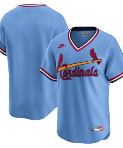 St. Louis CardinalsCooperstown Collection Limited Jersey  Light Blue