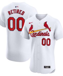 St. Louis CardinalsHome Elite PickAPlayer Retired Roster Jersey  White